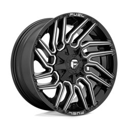 Felga aluminiowa 20" Fuel Typhoon 20x10 ET-18 5x139,7/150 Gloss Black Milled