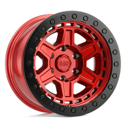 Felga aluminiowa 17" Black Rhino Reno 17x9 ET-18 5x114,3 Candy Red W/ Black Ring & Bolts