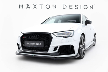 Splitter Przedni V.4 Maxton Audi RS3 Sedan 8V Facelift