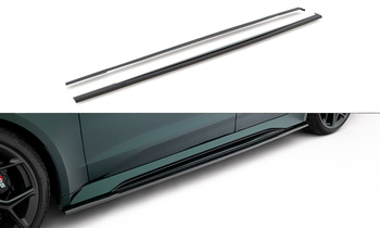 Karbonowe Splittery Boczne Maxton Audi RS7 C8 / RS6 C8 / C8 Facelift