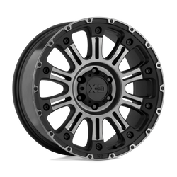 Felga aluminiowa 20" XD Hoss II 20x10 ET-24 8x165,1 Satin Black Machined Gray Tint