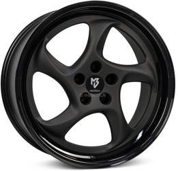 Felga aluminiowa 19" mbDESIGN TURBO 19x8,5 ET45 5x108 Czarny mat/Czarny połysk