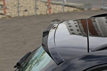 Przedłużenie spojlera Maxton BMW 3 E91 M-Pack Polift (czarny połysk)