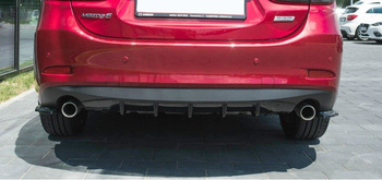 Splittery tylne boczne Maxton Mazda 6 GJ (MK3) Polift (czarny połysk)