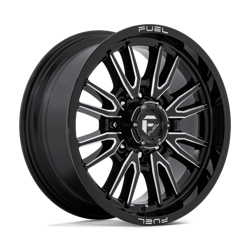 Felga aluminiowa 20" Fuel Clash 20x9 ET20 8x180 Gloss Black Milled