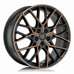 Felga aluminiowa 19" MSW 74 19x8 ET35 5x112 Matt Black Copper Full Polished