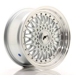 Felga aluminiowa 16" Japan Racing JR9 16x7,5 ET25 4x100/108 Silver w/Machined Lip+SilverRivets