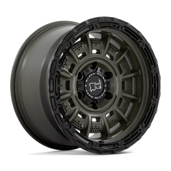 Felga aluminiowa 17" Black Rhino Legion 17x9 ET0 5x127 Olive Drab Green With Black Lip