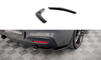 Splittery tylne boczne Maxton BMW 1 F20 M-Power Polift (czarny połysk)