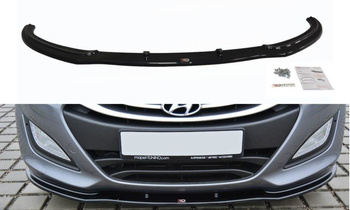Splitter przedni Maxton Hyundai i30 MK2 (czarny połysk)