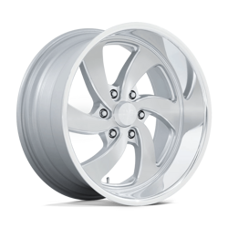 Felga aluminiowa 20" US Mag Desperado 20x8 ET1 6x139,7 Silver Brushed Face Milled Diamond Cut Milled