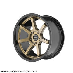 Felga aluminiowa 18" Strom DS-15 18x9,5 ET10 5x114.3 Gloss Black / Satin Bronze Face