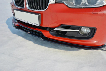 Splitter przedni Maxton V1 BMW 3 F30 (czarny połysk)