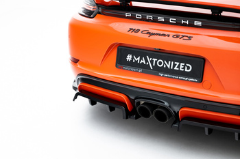 Splitter Tylny (Z Dyfuzorem) Maxton Porsche 718 Cayman GTS 982c