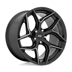 Felga aluminiowa 20" Niche Torsion 20x9 ET18 5x115 Gloss Black Milled