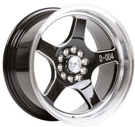 Felga aluminiowa 17" 59 North Wheels D-004 17x8,5 ET10 5x114,3/120 Gloss black/polished