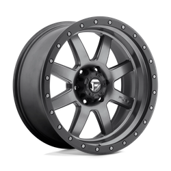 Felga aluminiowa 17" Fuel Trophy 17x8,5 ET-6 5x127 Matte Gun Metal Black Bead Ring