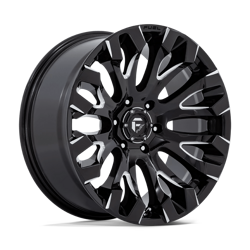 Felga aluminiowa 20" Fuel D828 QUAKE 20x9 ET1 6x135 Gloss Black Milled