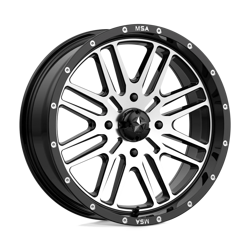 Felga aluminiowa 18" MSA Offroad Wheels M38 BRUTE 18x7 ET10 4x137 Gloss Black Machined