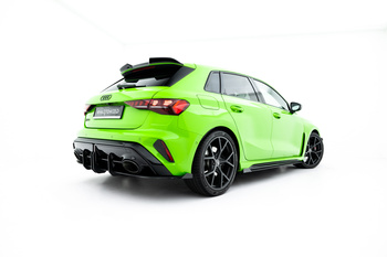 Dyfuzor Tylny Street Pro + Flaps Maxton Audi RS3 Sportback 8Y Facelift