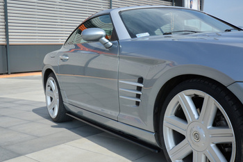 Dokładki progow Maxton Chrysler Crossfire (czarny połysk)