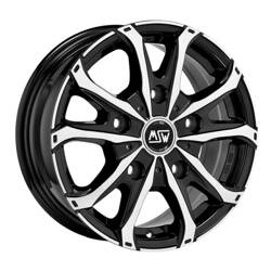 Felga aluminiowa 18" MSW 48 Van 18x7,5 ET45 5x108 Gloss Black Full Polished