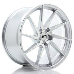 Felga aluminiowa 20" Japan Racing JR36 20x10 ET20-45 5H BLANK Silver Machined Face