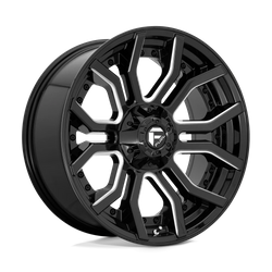 Felga aluminiowa 24" Fuel Rage 24x12 ET-44 8x170 Gloss Black Milled