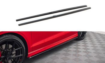Dokładki Progów V.1 Maxton Audi S3 / A3 S-Line 8V / 8V FL Sedan