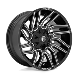 Felga aluminiowa 20" Fuel Typhoon 20x10 ET-18 6x135/139,7 Gloss Black Milled