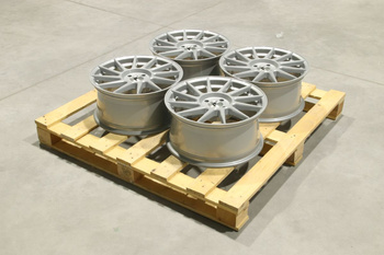 Komplet felg aluminiowych 17" Japan Racing JR22 17x8 ET35 4x100 Gloss Silver