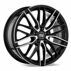 Felga aluminiowa 18" MSW 72 18x8 ET40 5x110 Gloss Black Full Polished