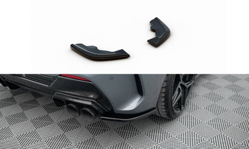 Splittery tylne boczne Maxton V3 BMW 1 F40 M-Pack / M135i (czarny połysk)