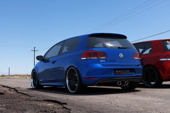 Dyfuzor tylny Maxton Volkswagen Golf MK5 R32 Look do Volkswagen Golf MK6 GTI (czarny połysk)