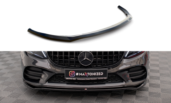 Splitter Przedni V.1 Maxton Mercedes-Benz C AMG Line Sedan / Coupe W205 / C205 Facelift