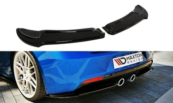 Splittery tylne boczne Maxton Volkswagen Golf MK6 R (czarny połysk)