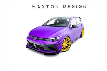 Splitter Przedni Street Pro + Flaps Maxton Volkswagen Golf R Hatchback Mk8 Facelift
