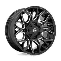 Felga aluminiowa 20" Fuel Twitch 20x9 ET1 8x165,1 Glossy Black Milled