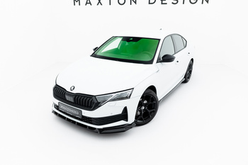 Splitter Przedni Maxton Skoda Octavia Sportline Liftback / Combi Mk4 Facelift