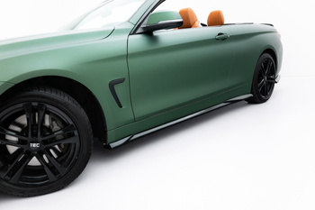 Dokładki Progów Maxton BMW 4 Cabrio / Coupe F33 / F32