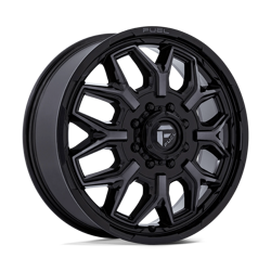 Felga aluminiowa 20" Fuel 1PC D875 FLUX DUALLY 20x8,25 ET104 8x165,1 Gloss Black Brush-fc Gray Tint