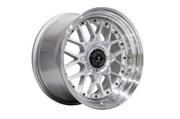Felga aluminiowa 18" 59 North Wheels D-010 18x9 ET25 5x114,3/120 Silver/polished lip/black rivets