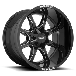 Felga aluminiowa 18" Moto Metal MO970 18x9 ET18 6x120/139,7 Gloss Black