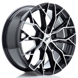 Felga aluminiowa 18" Japan Racing JR49 18x8 ET20-42 5H BLANK Gloss Black Machined Face