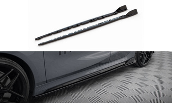 Dokładki progów Maxton V3 BMW 1 F40 M-Pack/ M135i (czarny połysk)