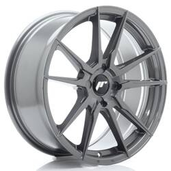 Felga aluminiowa 18" Japan Racing JR21 18x8 ET20-40 4H BLANK Hyper Gray