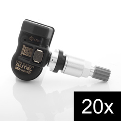 Zestaw Zestaw czujników ciśnienia TPMS Autel MX (20szt.) E 315+433MHz Metal Stem Silver