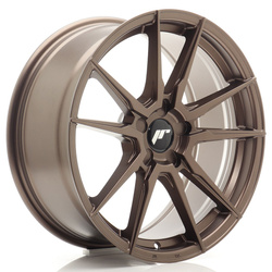 Felga aluminiowa 18" Japan Racing JR21 18x8,5 ET20-45 5H BLANK Matt Bronze