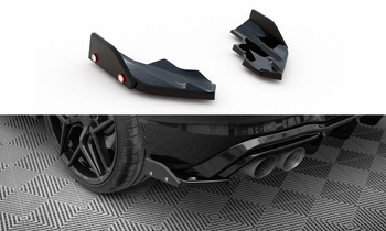 Splittery Tylne Boczne V.6 + Flaps Maxton Volkswagen Golf R Mk8 / Mk8 Facelift