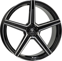 Felga aluminiowa 21" mbDESIGN KV1S DC 21x11,5 ET40 5x112 Czarny matt polerowany